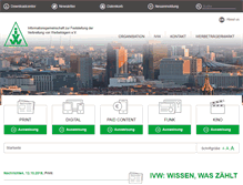 Tablet Screenshot of ivw.de